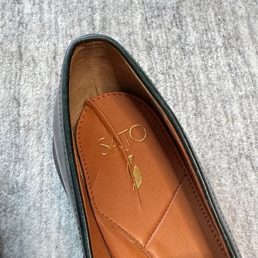 Men's Green Bit Loafers - Picture 3 of 8